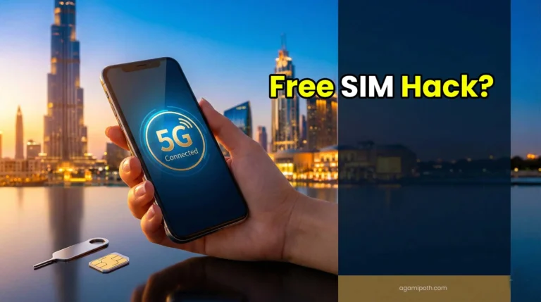 Comparison of Etisalat and Du tourist SIM cards in Dubai 2026.