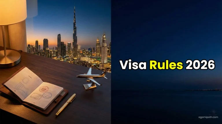 Dubai tourist visa document and passport for 2026 travel guide.